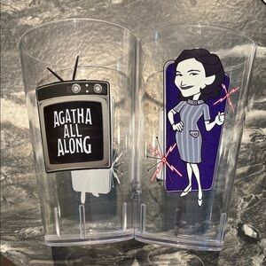 Marvel’s WandaVision “Agatha All Along” Clear Tumblers